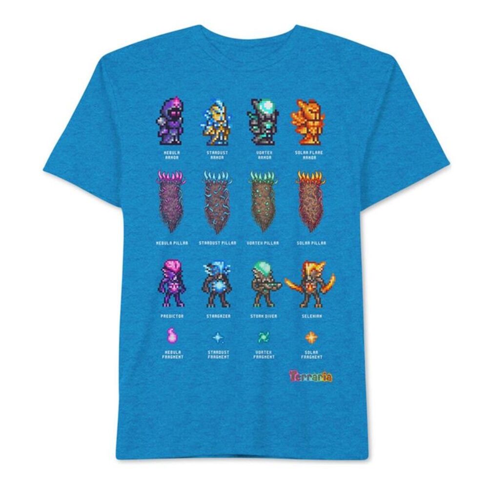 Jem Boys Terraria Squad Graphic T-Shirt, Blue, Toddler, 3T, DM
